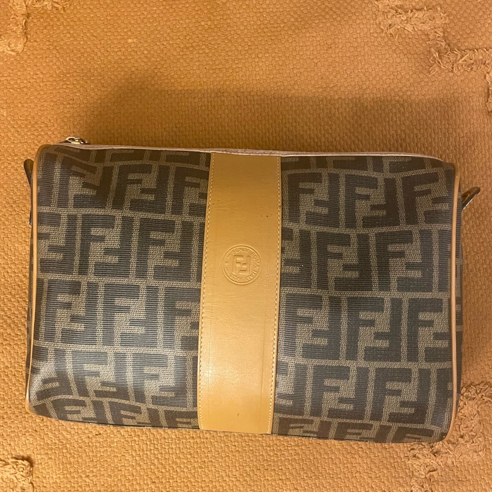 VINTAGE FENDI SAS BAG 1925 ROMA MADE IN ITALY Zucca
